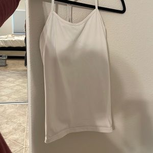 Lulu lemon razor back built in bra tank top size 8